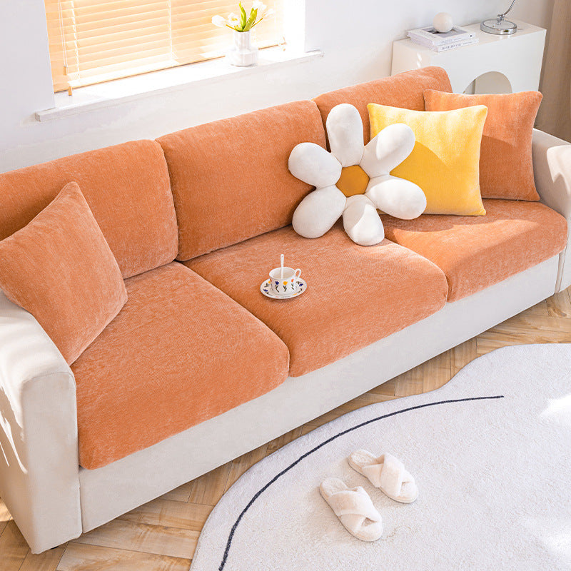 Elastic Stretch Sofa Seat Protector Cover – Multi-Color Corduroy Cushions