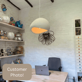 Boho Wasabi Resin LED Chandelier – Modern Nordic Pendant Light for Living Room & Bedroom