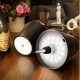 Cordless Touch-Dimmable LED Bottle Lamp – Rechargeable Portable Table Light