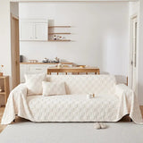 Ultra-Soft Textured Sofa Throw Blanket – Plush Decorative Couch Cover for Living Room