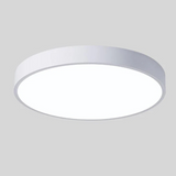 Scandinavian Wooden LED Flush Mount Ceiling Light – Adjustable Warmth & Dimming