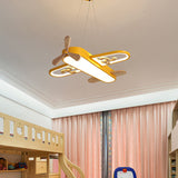 FlyLight Kids Airplane LED Pendant Light – Adjustable Color Ceiling Lamp for Children’s Room