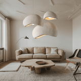 Boho Wasabi Resin LED Chandelier – Modern Nordic Pendant Light for Living Room & Bedroom