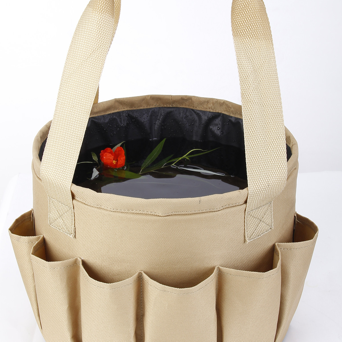 10-Piece Garden Tool Set with Organizer Tote – Compact Gardening Kit for Home Gardeners