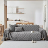 Ultra-Soft Textured Sofa Throw Blanket – Plush Decorative Couch Cover for Living Room