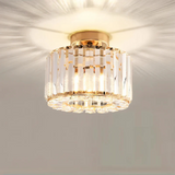 Modern Crystal Flush Mount Ceiling Light with E27 LED – Elegant Living Room & Bedroom Fixture