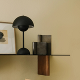 Scandinavian Metal Table Lamp with Stepless Dimmer – Modern LED Desk Light for Living Room & Bedroom
