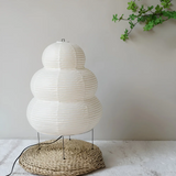 Scandinavian Rice Paper Floor Lamp – Handcrafted Japanese-Style LED E27 Standing Light