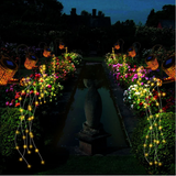 Outdoor Solar Garden Lamp with Sparkle Effect – Decorative LED Landscape Lighting