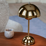 Scandinavian Metal Table Lamp with Stepless Dimmer – Modern LED Desk Light for Living Room & Bedroom