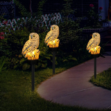 Solar Owl Garden Lights – Decorative Outdoor LED Lighting for Yard, Patio, and Pathways