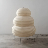 Scandinavian Rice Paper Floor Lamp – Handcrafted Japanese-Style LED E27 Standing Light