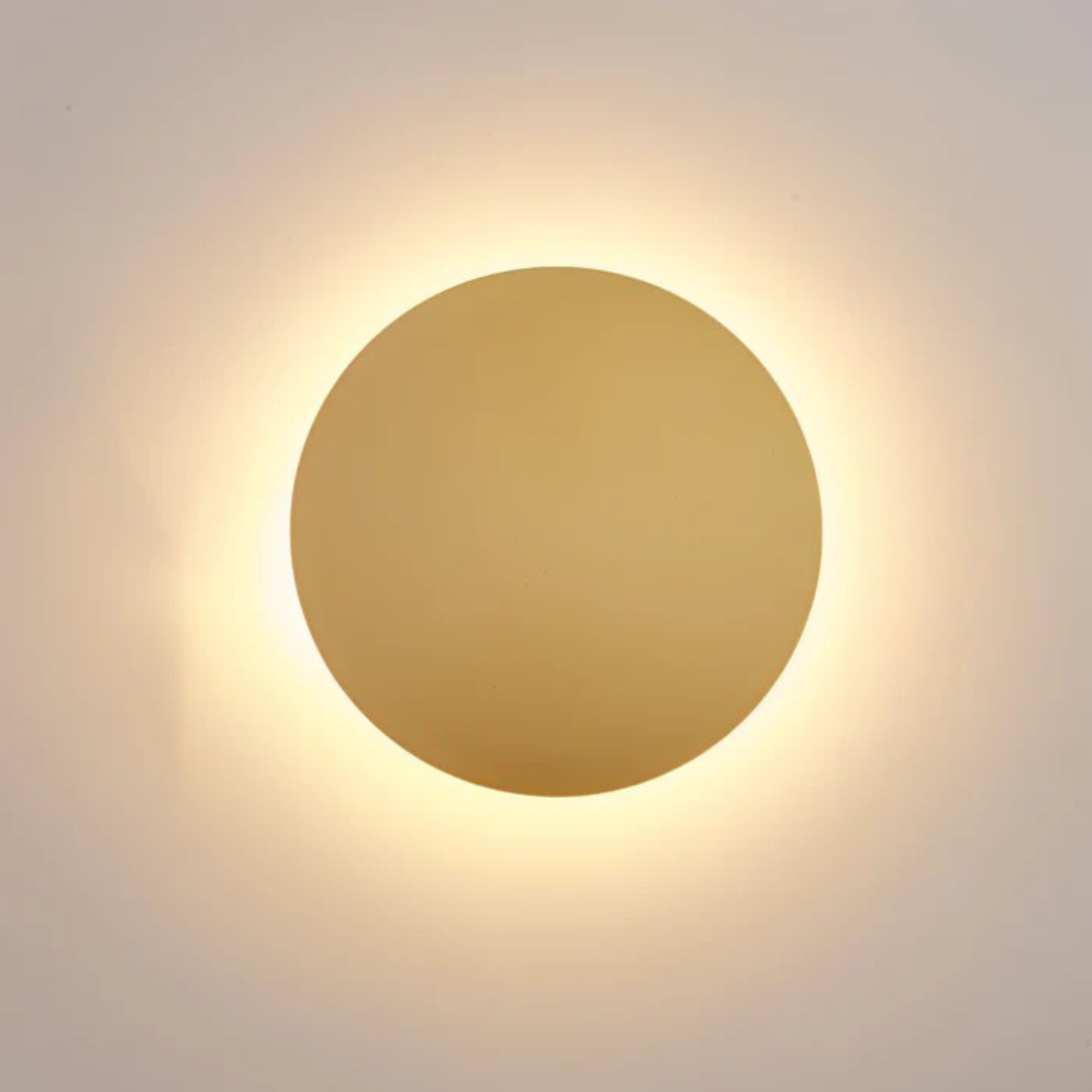 Stylish Trio LED Wall Light in Black, Gold & White Finish