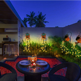Outdoor Solar Garden Lamp with Sparkle Effect – Decorative LED Landscape Lighting