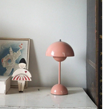 Scandinavian Metal Table Lamp with Stepless Dimmer – Modern LED Desk Light for Living Room & Bedroom