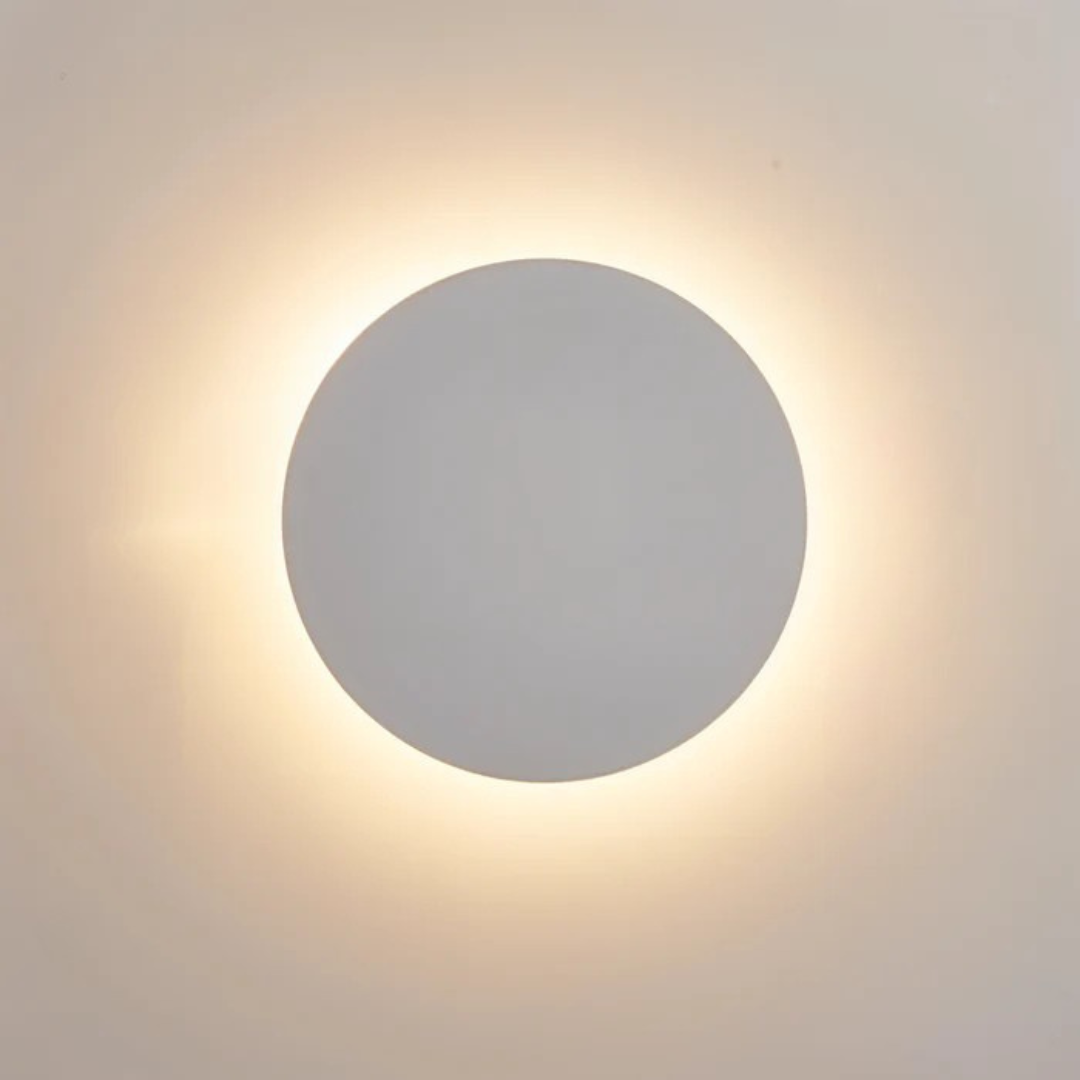 Stylish Trio LED Wall Light in Black, Gold & White Finish