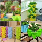 6-Tier Vertical Planter Tower – Space-Saving Stackable Garden for Balcony, Patio & Kitchen Use
