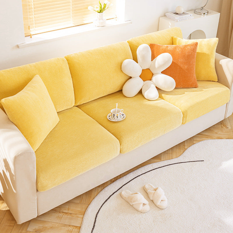 Elastic Stretch Sofa Seat Protector Cover – Multi-Color Corduroy Cushions