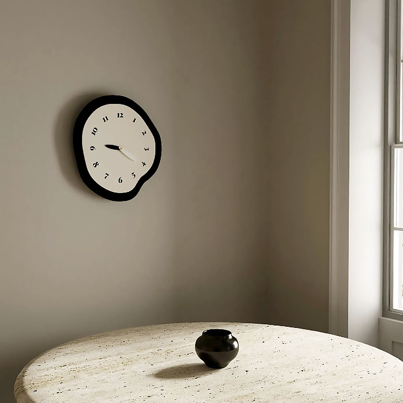 Modern Abstract Wall Clock – Silent Non-Ticking Artistic Timepiece