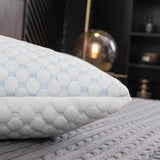 Shredded Memory Foam Pillow – Adjustable Support with Bamboo-Cotton Cover
