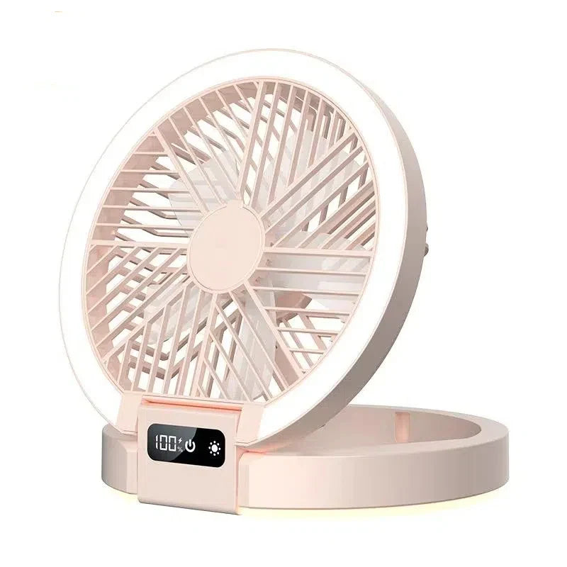 Wireless Electric Fan with LED Display – Quiet Desktop & Wall-Mount Air Circulator for Home Use