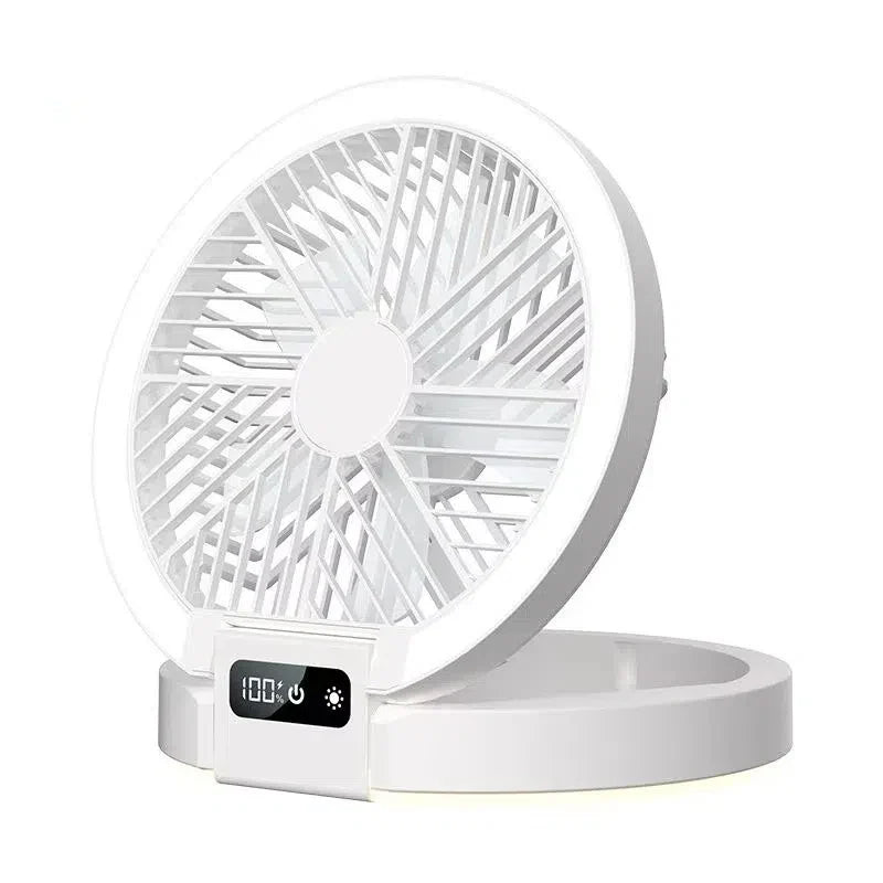 Wireless Electric Fan with LED Display – Quiet Desktop & Wall-Mount Air Circulator for Home Use