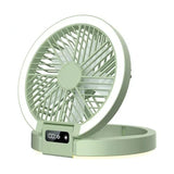 Wireless Electric Fan with LED Display – Quiet Desktop & Wall-Mount Air Circulator for Home Use