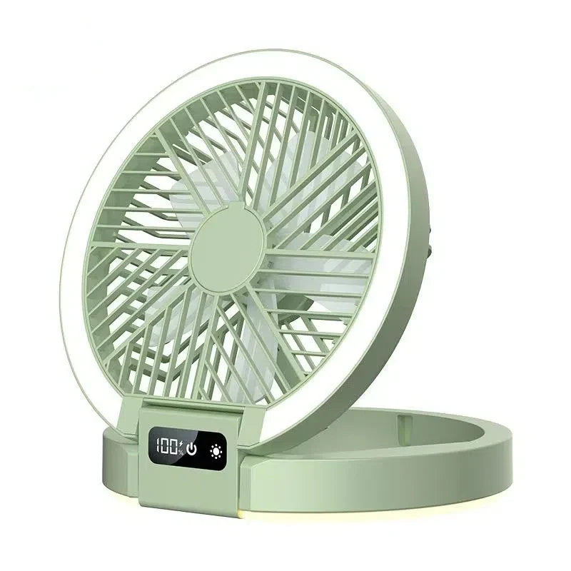 Wireless Electric Fan with LED Display – Quiet Desktop & Wall-Mount Air Circulator for Home Use