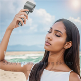 Portable USB Handheld Bladeless Fan with Adjustable Airflow – Compact Cooling On the Go