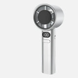 Portable USB Handheld Bladeless Fan with Adjustable Airflow – Compact Cooling On the Go