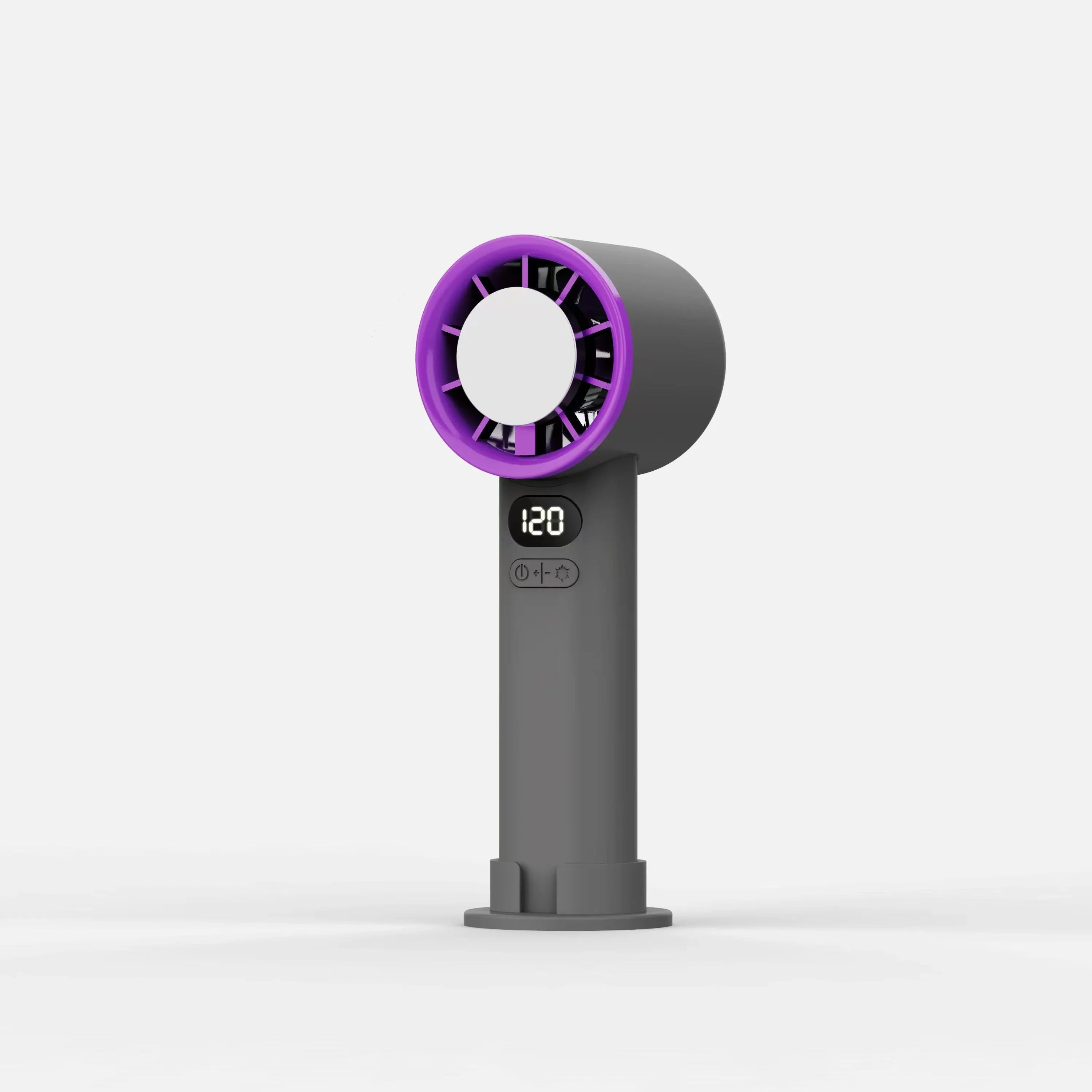 Portable USB Handheld Bladeless Fan with Adjustable Airflow – Compact Cooling On the Go