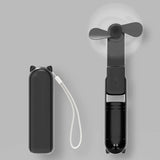 3-in-1 Portable Folding Handheld Fan with Built-In Power Bank – USB Rechargeable Mini Fan for Outdoor & Indoor Use