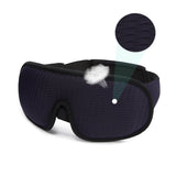 Contoured 3D Sleep Eye Mask – Light-Blocking Breathable Eye Cover for Travel & Home