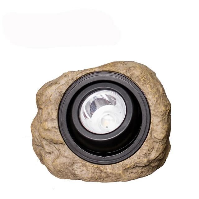 Solar Rock-Effect Garden Light – Weatherproof LED Outdoor Path Lighting