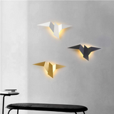 Origami Style Indoor LED Wall Lamp with Artistic Metal Design