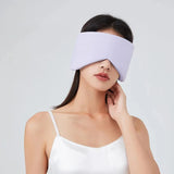 SilkCool Dual-Sided Ice Silk Sleep Mask with Adjustable Strap for Light Blocking Comfort