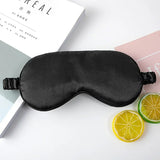 Silk Ruffle Sleep Mask – Lightweight Light-Blocking Eye Mask with Adjustable Strap