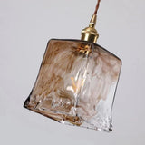 Handblown Glass Pendant Light – Vintage-Style Ceiling Fixture in 4 Artistic Shapes