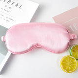 Silk Ruffle Sleep Mask – Lightweight Light-Blocking Eye Mask with Adjustable Strap