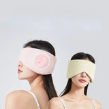 SilkCool Dual-Sided Ice Silk Sleep Mask with Adjustable Strap for Light Blocking Comfort