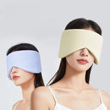 SilkCool Dual-Sided Ice Silk Sleep Mask with Adjustable Strap for Light Blocking Comfort