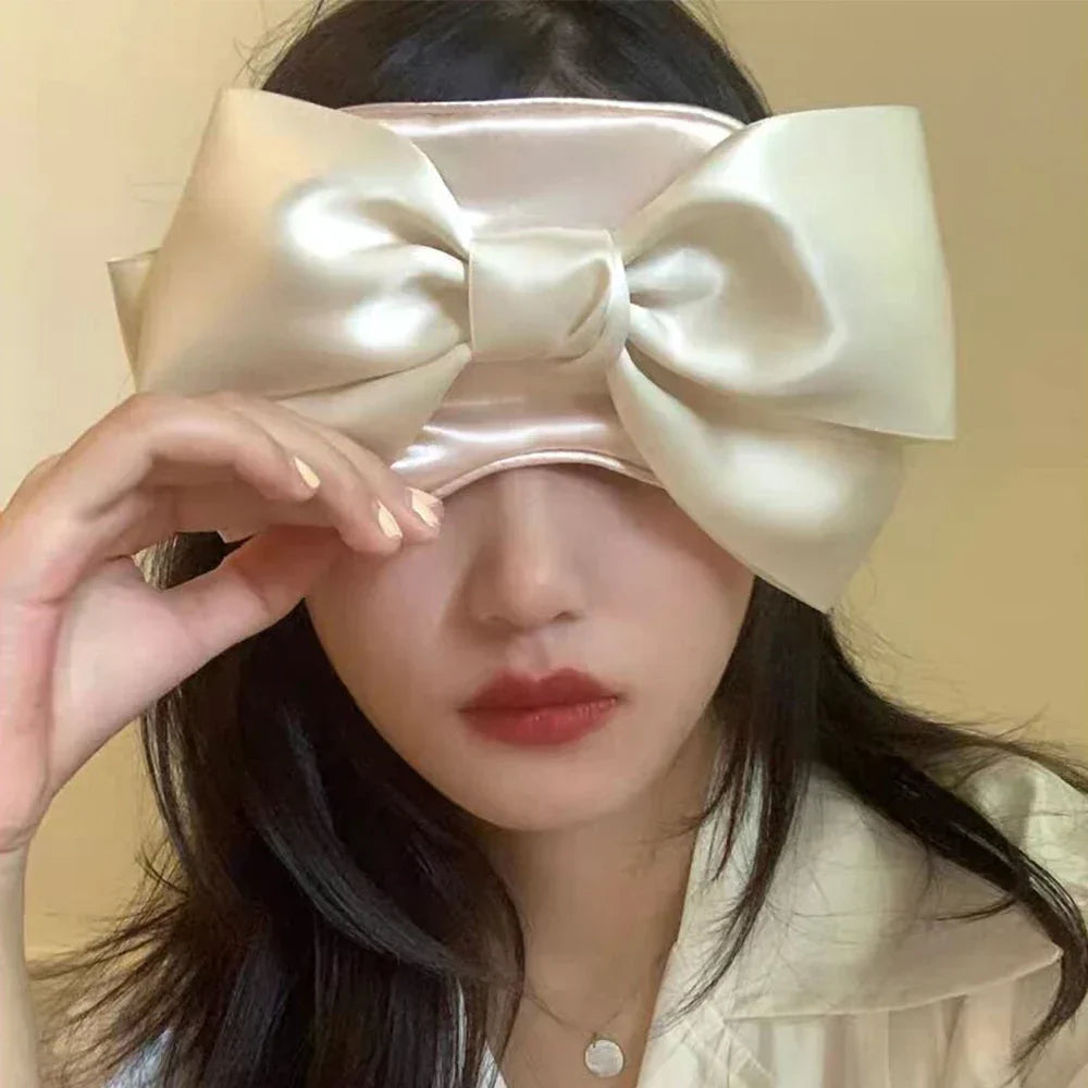 Luxury Silk Sleep Mask for Side Sleepers – 100% Light Blocking Eye Mask with Soft Cotton Lining
