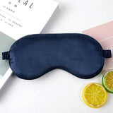 Silk Ruffle Sleep Mask – Lightweight Light-Blocking Eye Mask with Adjustable Strap