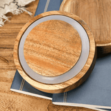 Airtight Glass Storage Jar with Wooden Lid – Modern Kitchen Container (350ml–1550ml)