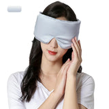 Luxury Silk Sleep Mask for Side Sleepers – 100% Light Blocking Eye Mask with Soft Cotton Lining