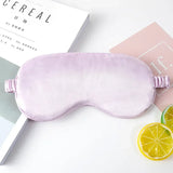 Silk Ruffle Sleep Mask – Lightweight Light-Blocking Eye Mask with Adjustable Strap