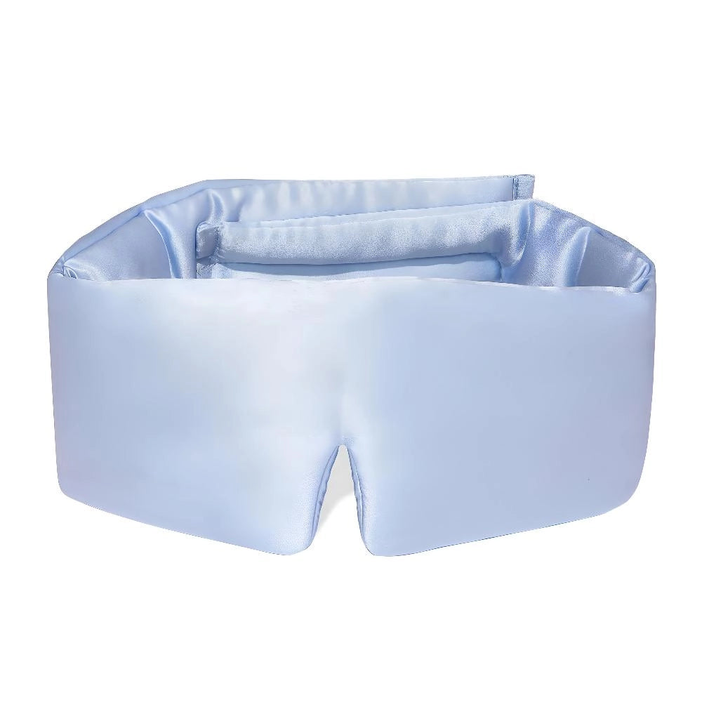 Luxury Oversized Silk Sleep Mask – Light-Blocking Wrap Eye Mask with Adjustable Fit