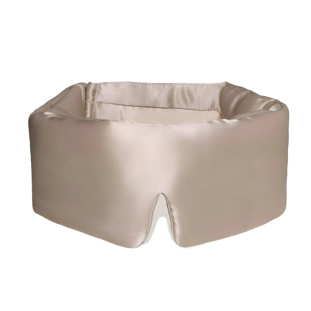 Luxury Oversized Silk Sleep Mask – Light-Blocking Wrap Eye Mask with Adjustable Fit