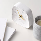 Modern Aluminum Desk Clock – Silent Non-Ticking Minimalist Table Clock
