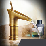 Luxury Waterfall Basin Faucet – Tall & Short Options in Gold, Black, or Chrome Finishes